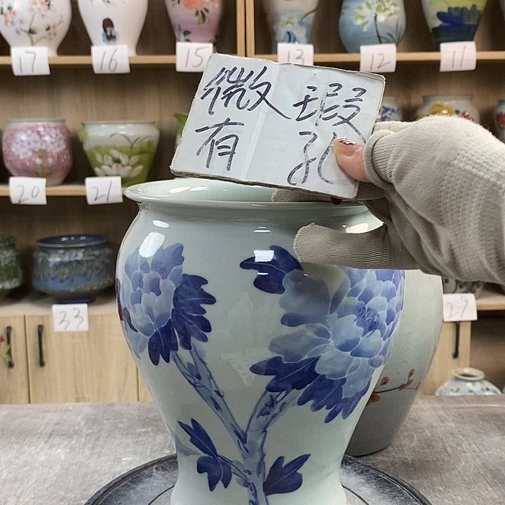 缸8xc景德镇陶瓷花盆