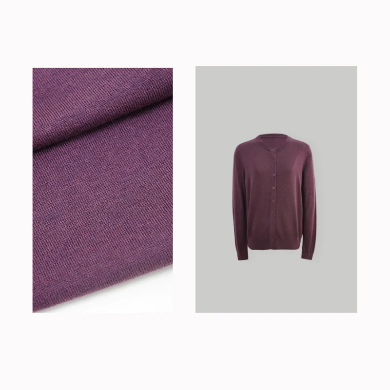 【心动至上】兰精天丝坑条肌理感显瘦针织衫C250245