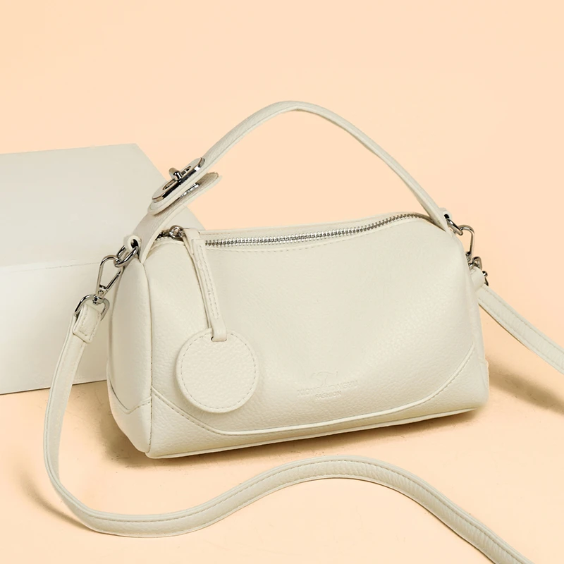 玫瑰袋鼠中年女士单肩包女2025新款百搭包包送妈妈婆婆通勤斜挎包