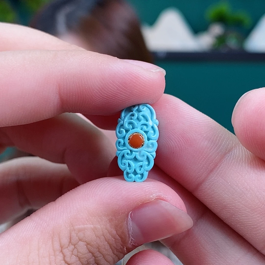 绿松石珠宝奇石未镶嵌