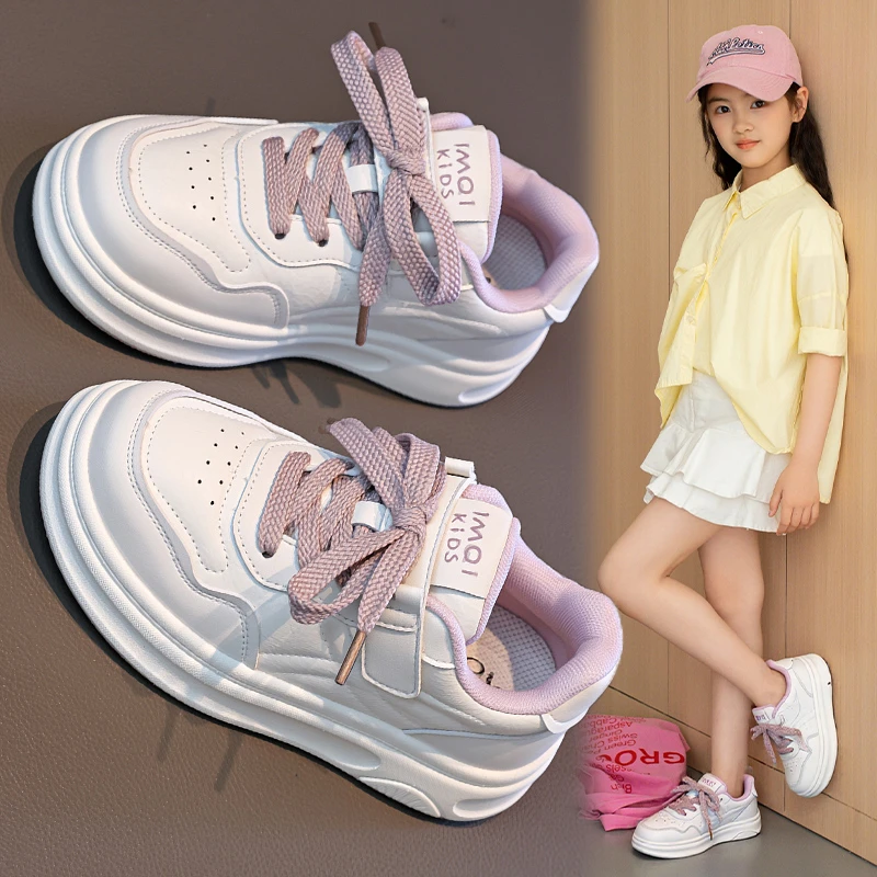 女童运动鞋洋气秋冬新款休闲儿童板鞋爆款百搭软底小白鞋女童鞋子