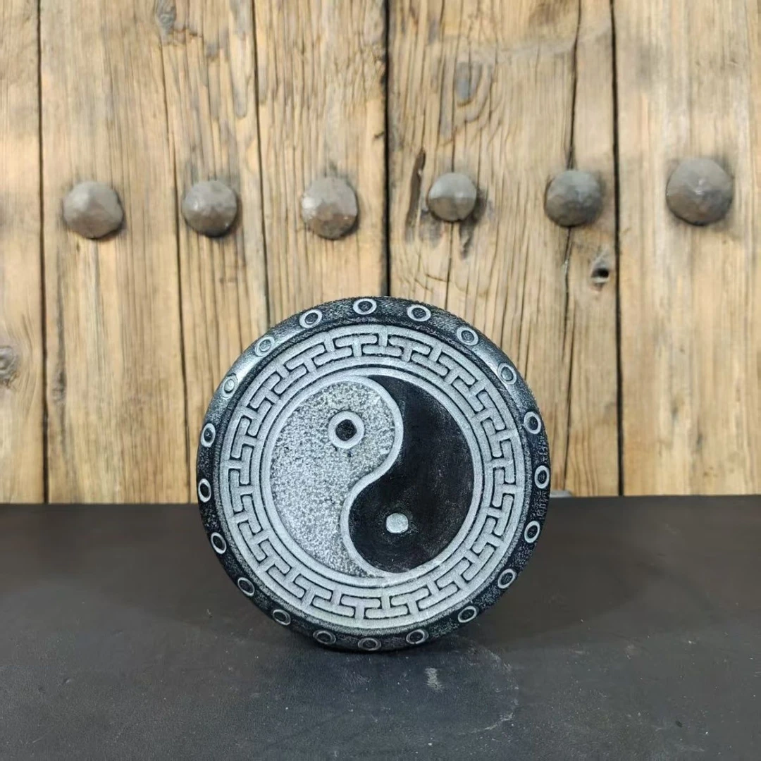 青石雕刻山西石雕壶托杯垫摆件