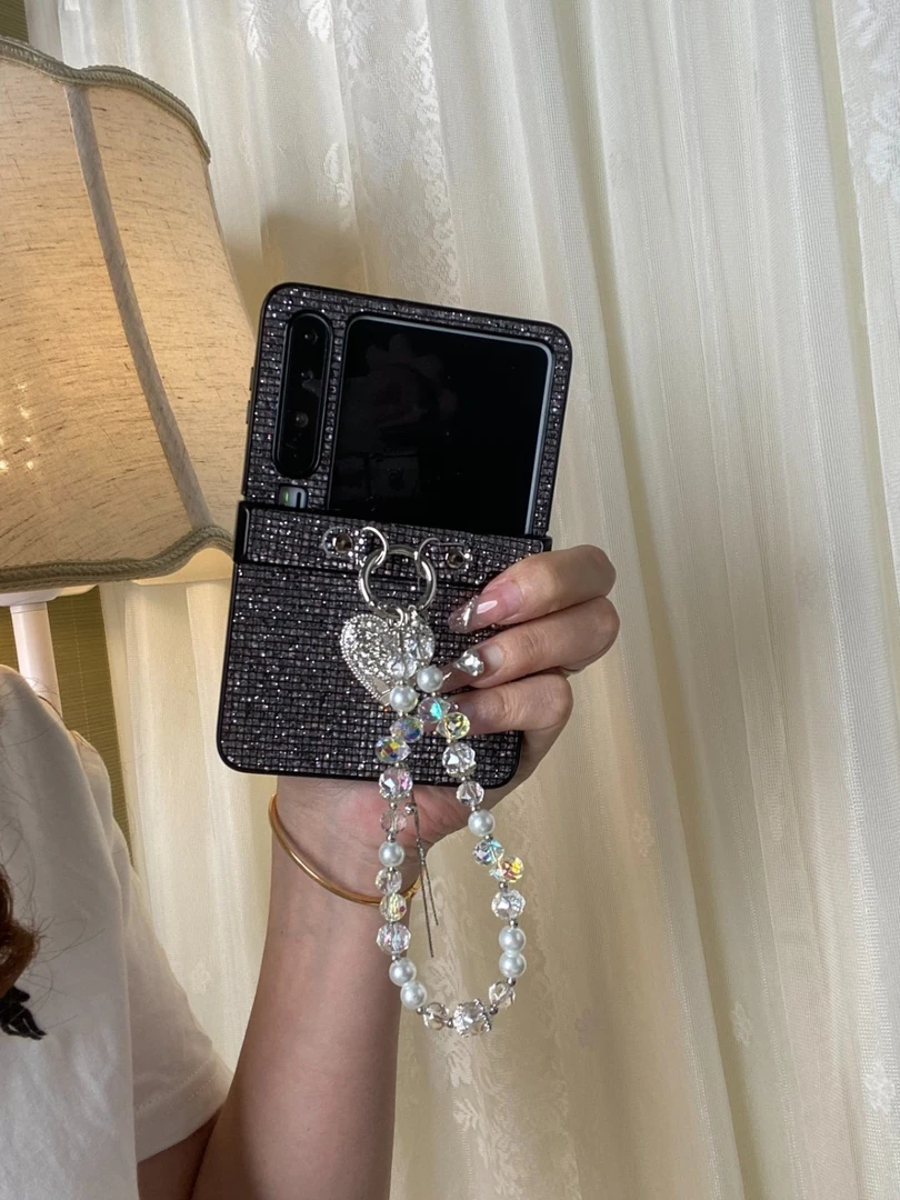 折叠屏闪粉黑钻全包防摔保护套适用华为purax手机壳pocket2荣耀