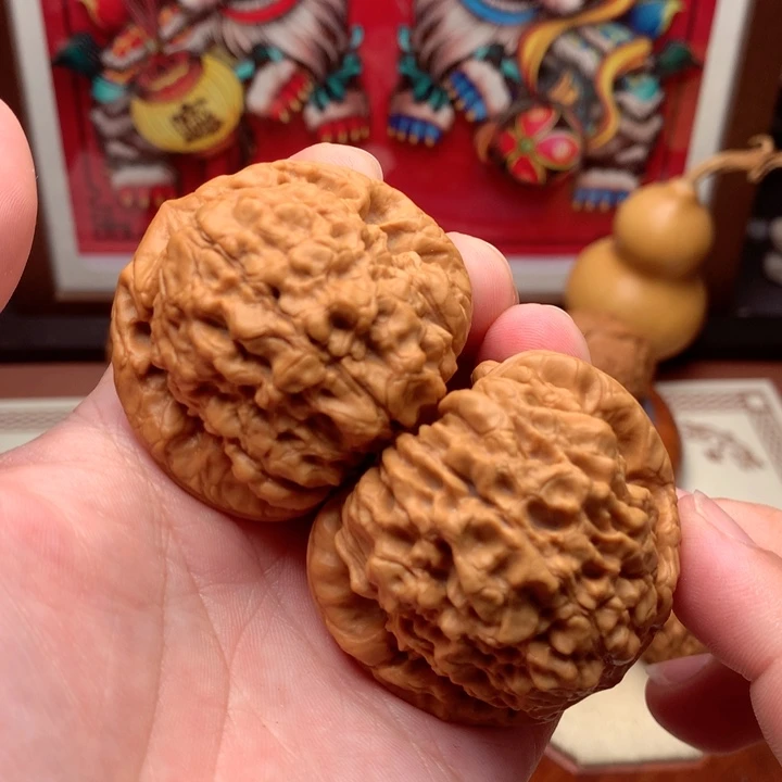 文玩核桃把件龙鼎全品  1号