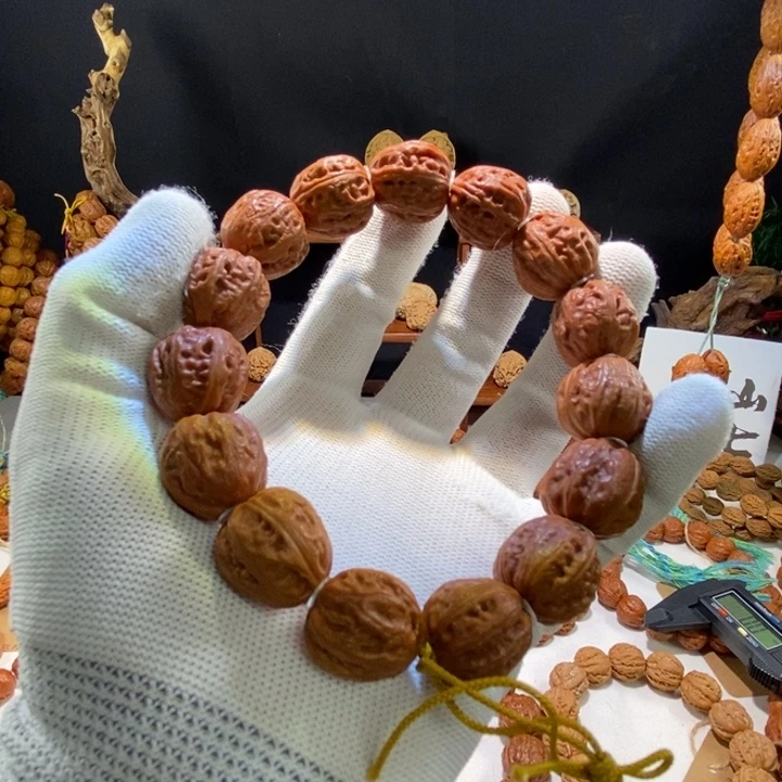 文玩核桃手串野生小核桃