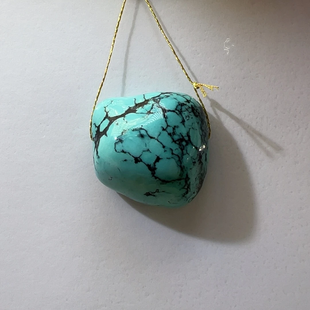 绿松石未镶嵌挂件