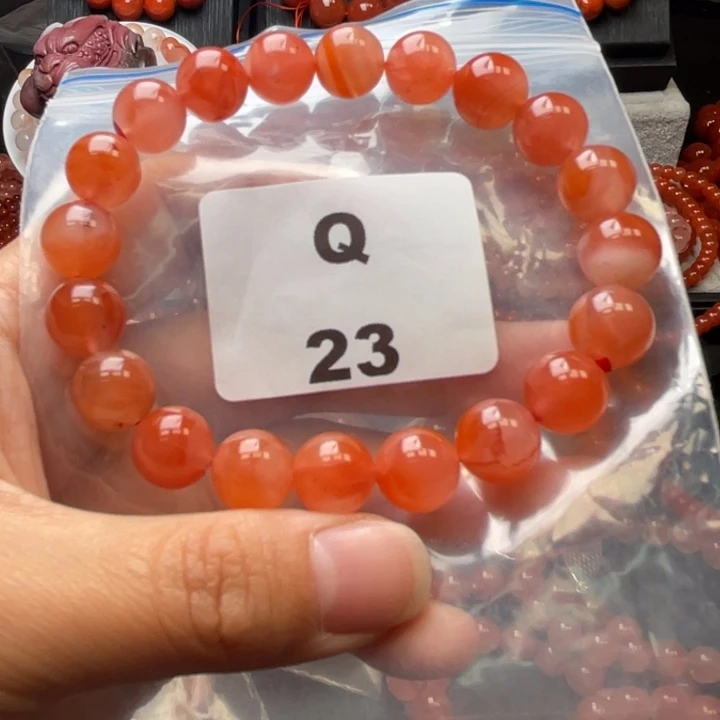 南红玛瑙未镶嵌多样性发货默认微瑕称重10mm