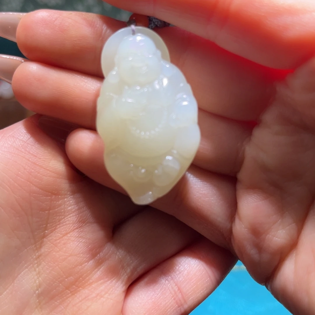 和田玉未镶嵌吊坠(不含链)