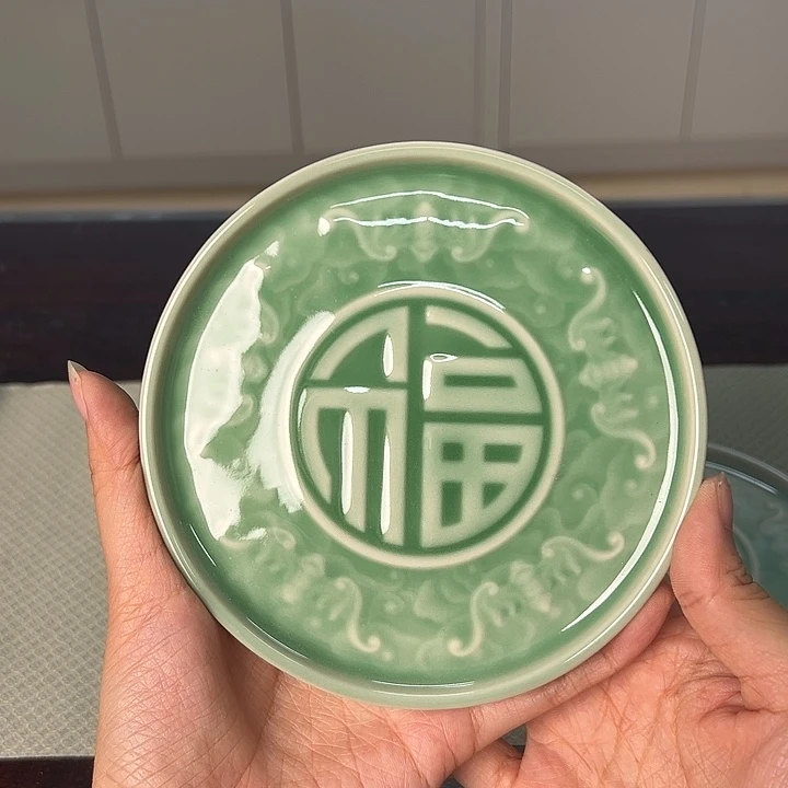 龙泉云间青瓷小米茶器