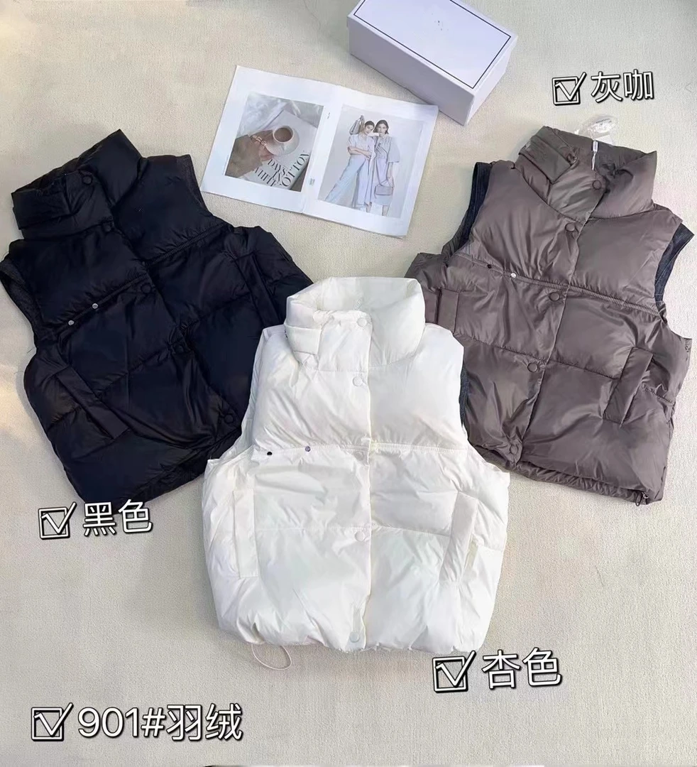 新品高领保暖马甲901