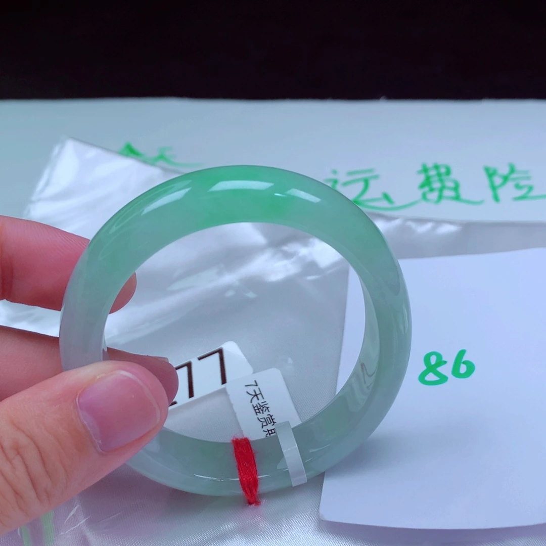 未镶嵌手镯翡翠缅甸天然A货翡翠54.9贵妃