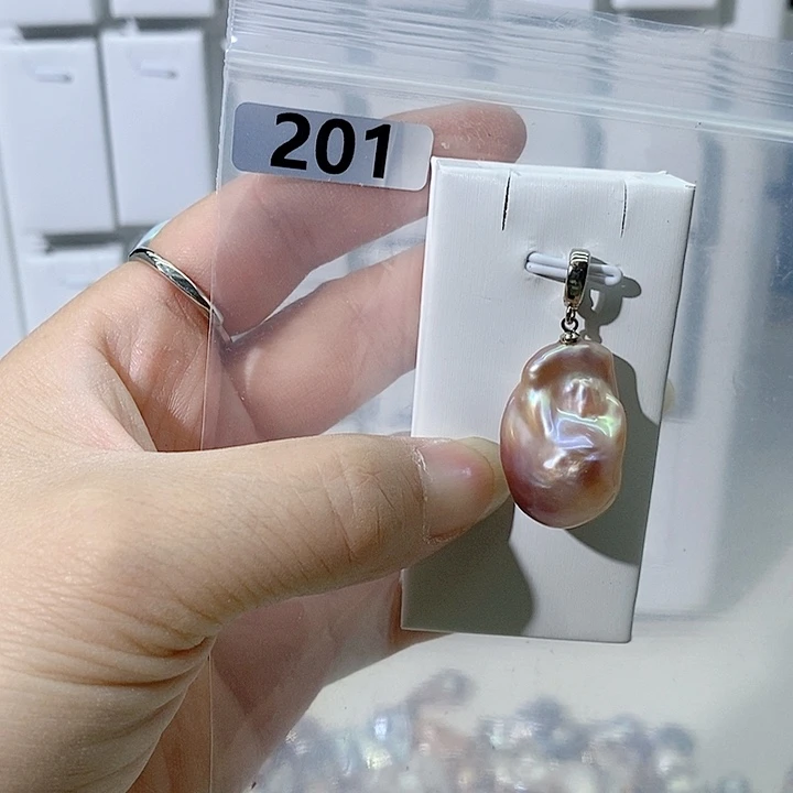 淡水珍珠合金吊坠(不含链)