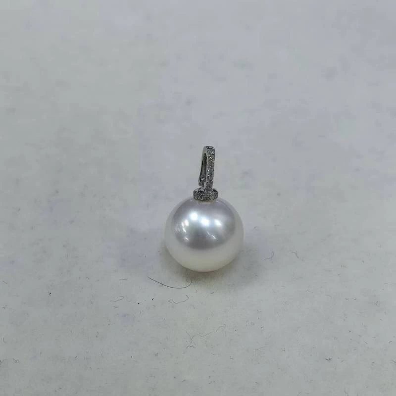 海水澳白维纳斯珍珠吊坠12-13mm（含吉尔德大证）