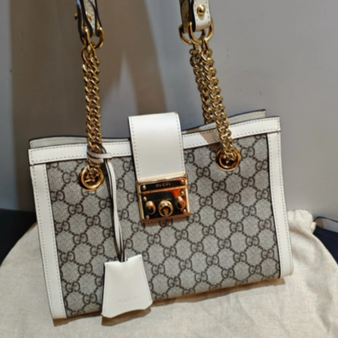 95新 GUCCI/古驰 Gucci古驰Padlock单肩托特包