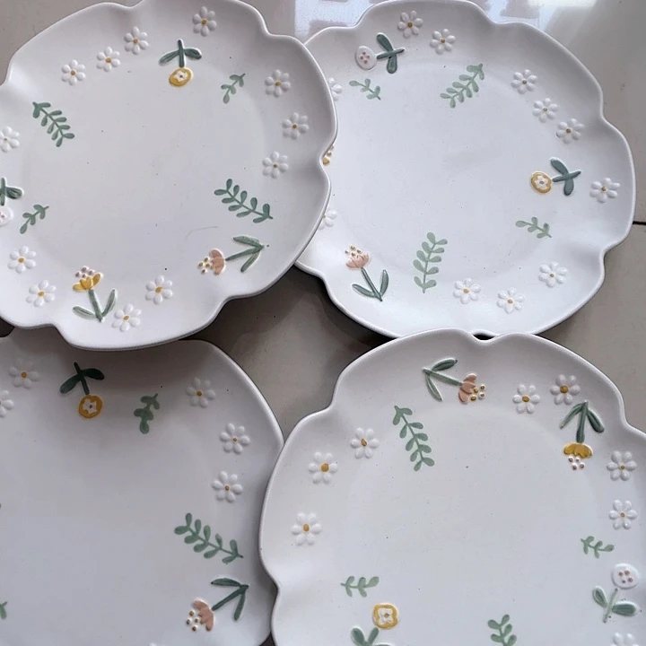 瓷片瑕疵特价陶瓷浅盘正品