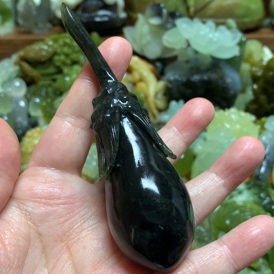 岫玉未镶嵌手把手把