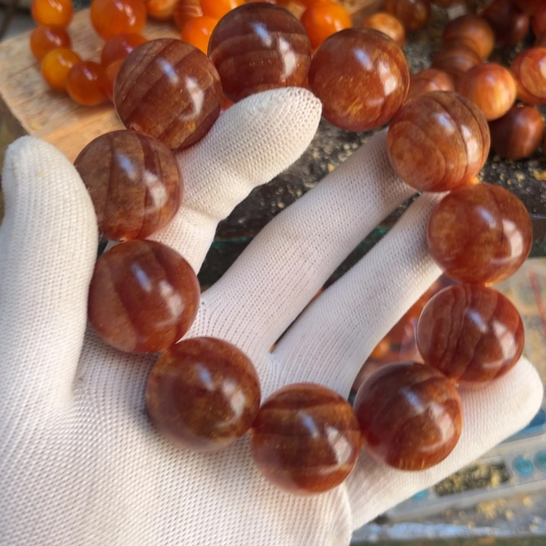 松木（琥珀木）手串/手链一**水155树根2.5