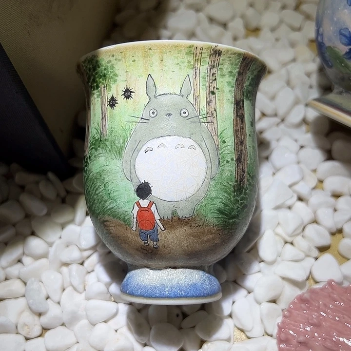手绘龙猫蚊香杯杯