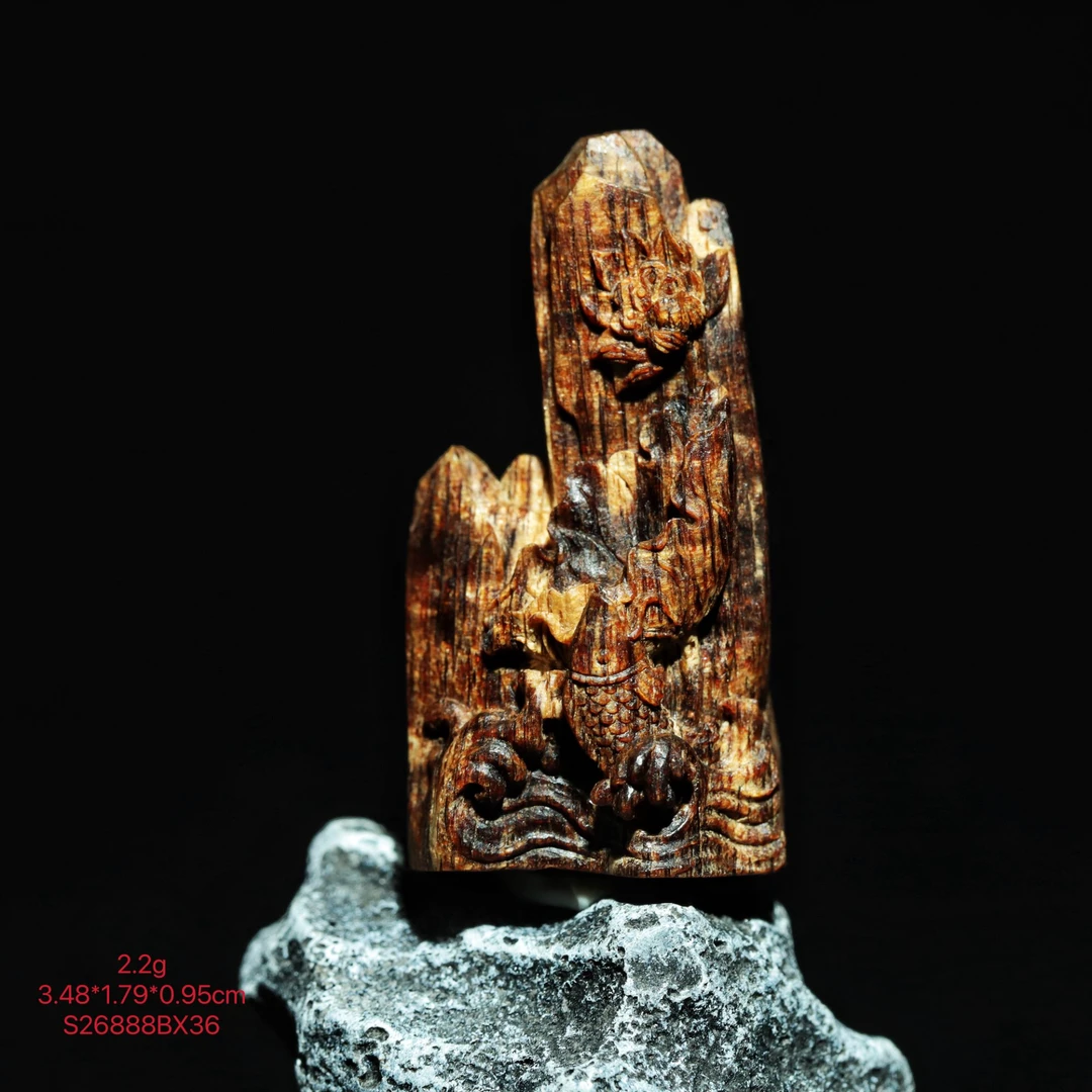 【觅香阁】正区芽庄棋楠老料沉水挂坠2.2g