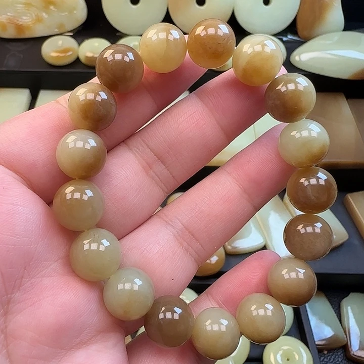 和田玉未镶嵌套链