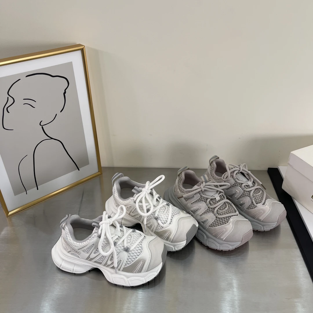 【小萨洛】春夏新款网面透气厚底轻便跑步运动老爹鞋