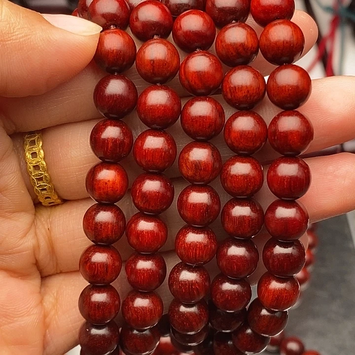 小叶紫檀手串/手链0.8外二标老料108颗