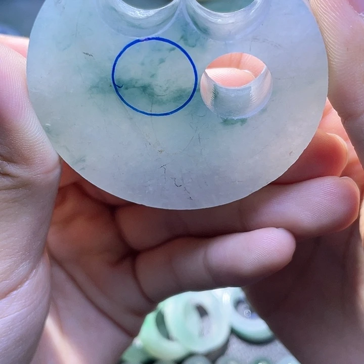 定制翡翠未镶嵌时**9