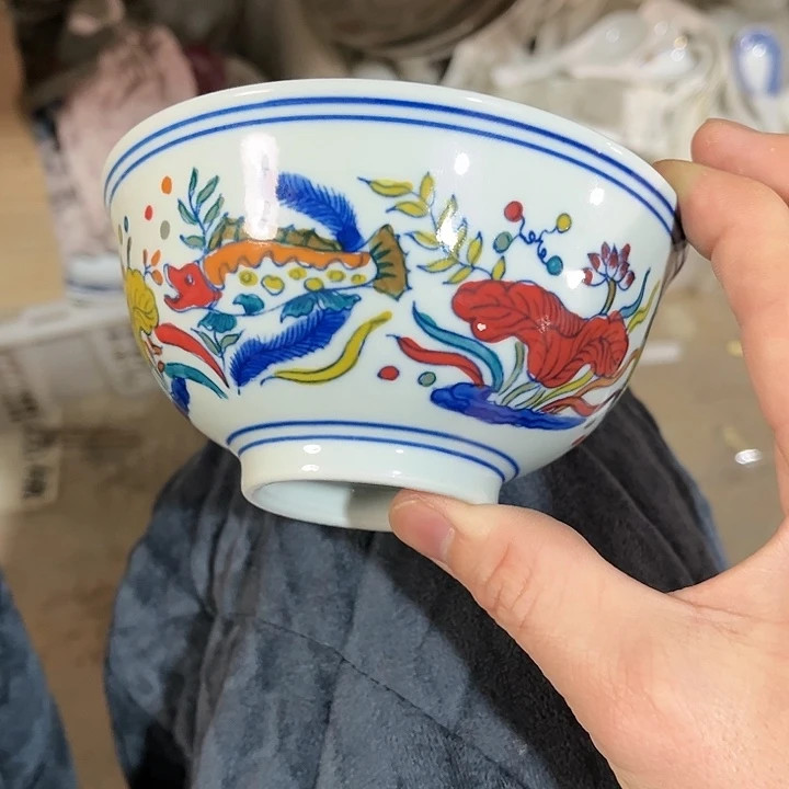 瓷片//////直径12.5厘米。绿。