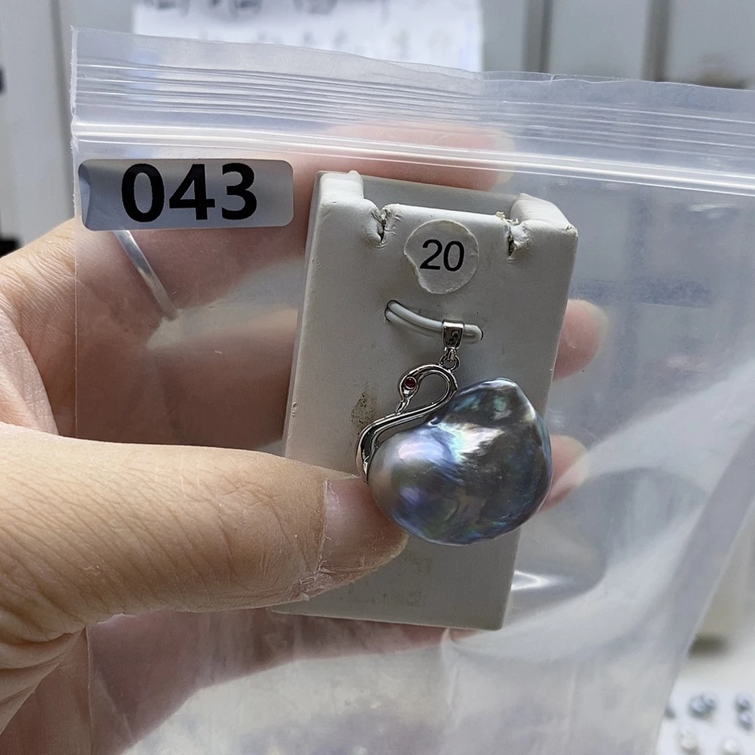 颈饰合金淡水珍珠