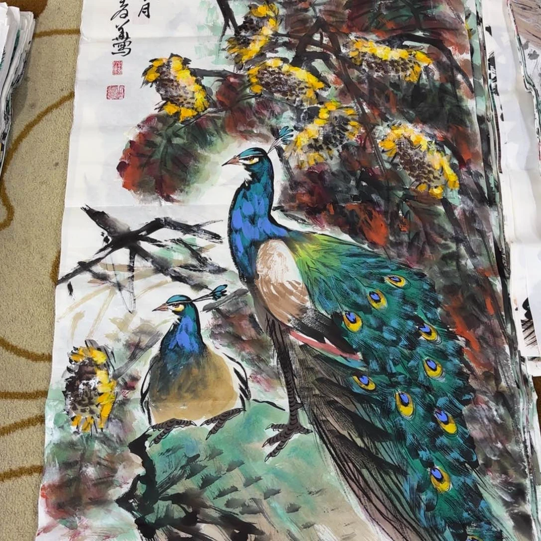 国画王孝华老师作品四尺刘