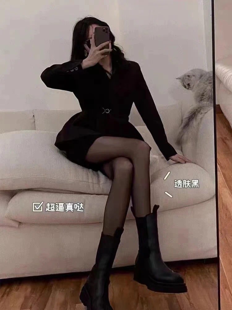 叙旧姑嫂家 新款透肤空姐袜 0079