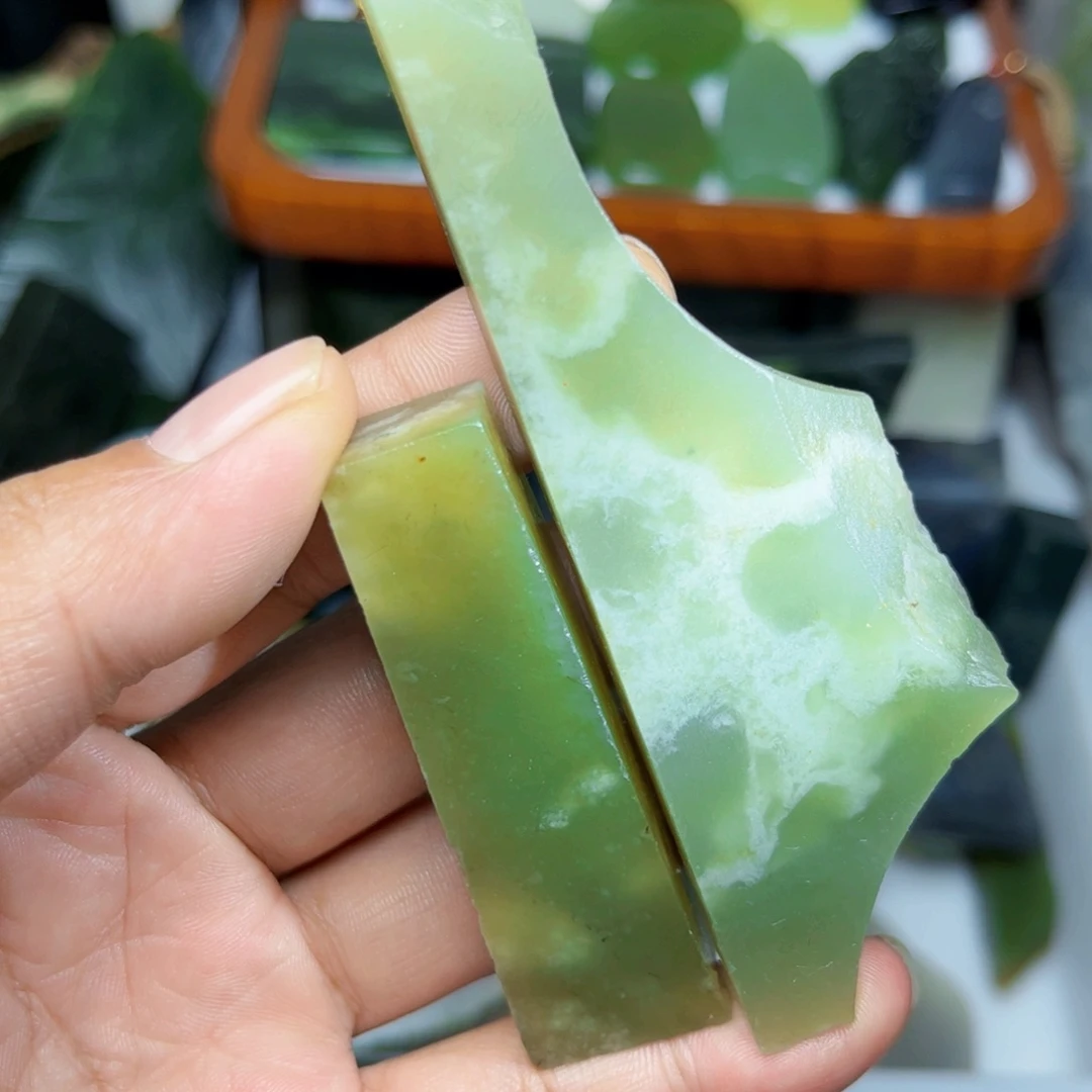 未镶嵌和田玉珠宝半成品
