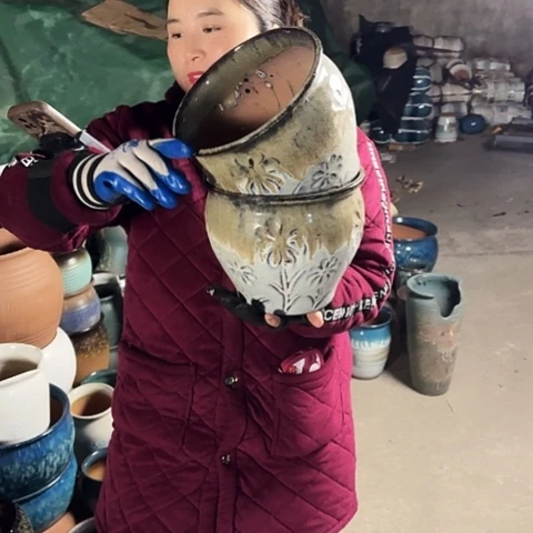 口21高18瑕疵口变形