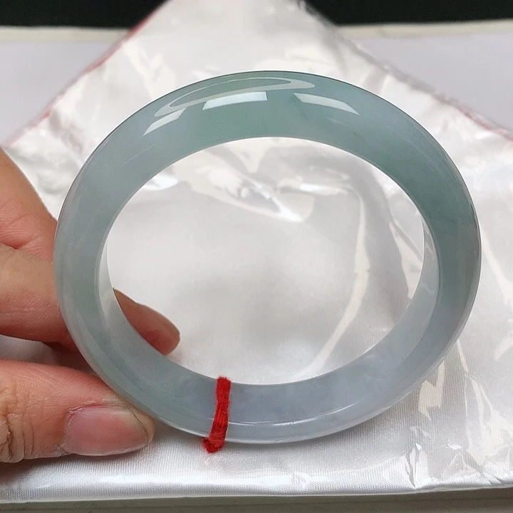 翡翠手镯未镶嵌缅甸天然56-57