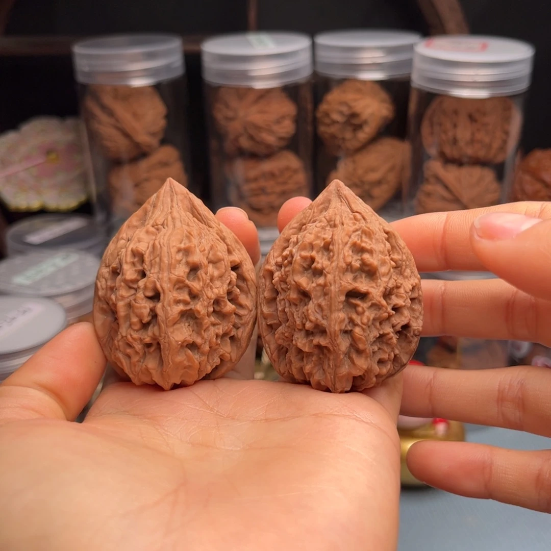 文玩核桃把件大沽石全品41 克重56.98g