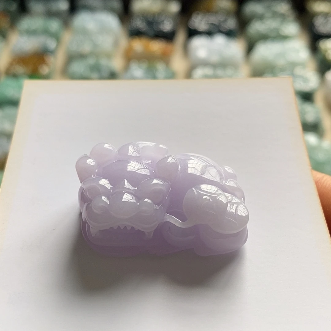 翡翠未镶嵌颈饰天然翡翠貔貅吊坠