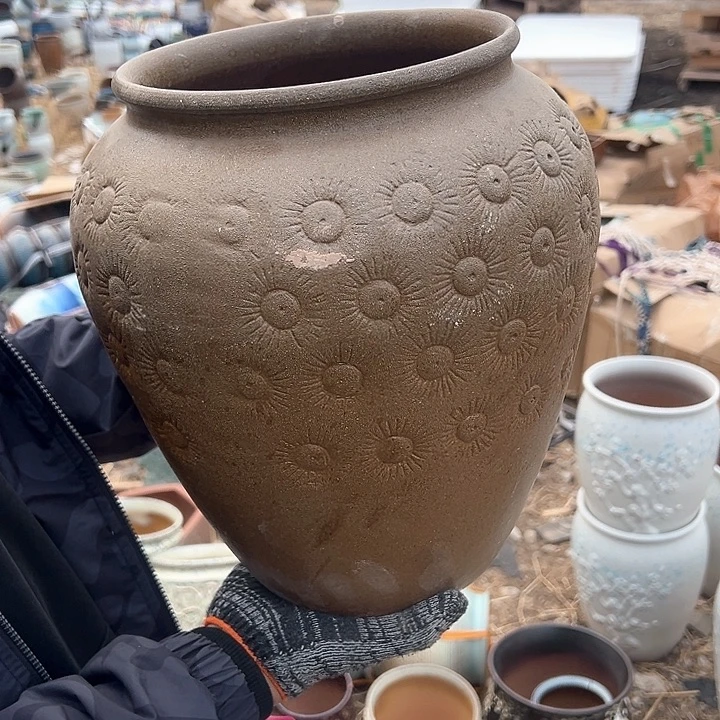 紫砂花盆瑕疵