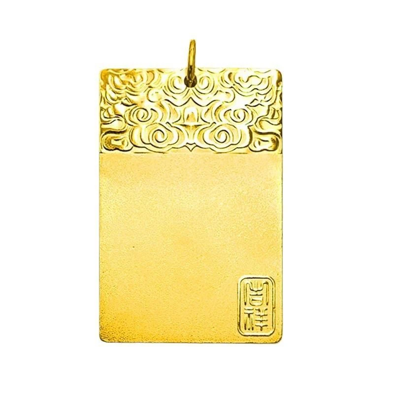 合金吊坠 精工高颜值男女情侣无事牌吊坠实心不掉色