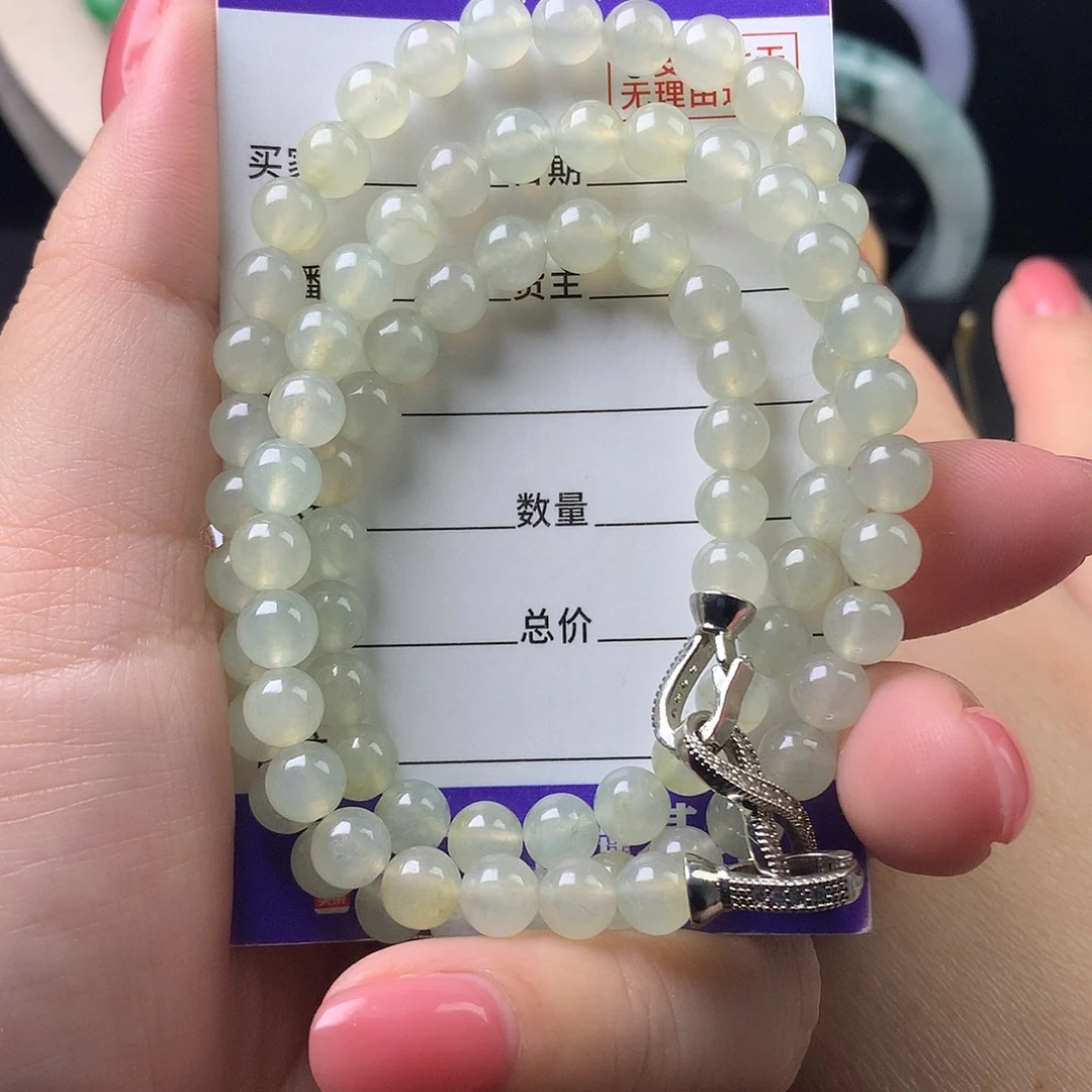 翡翠未镶嵌手链k6.3