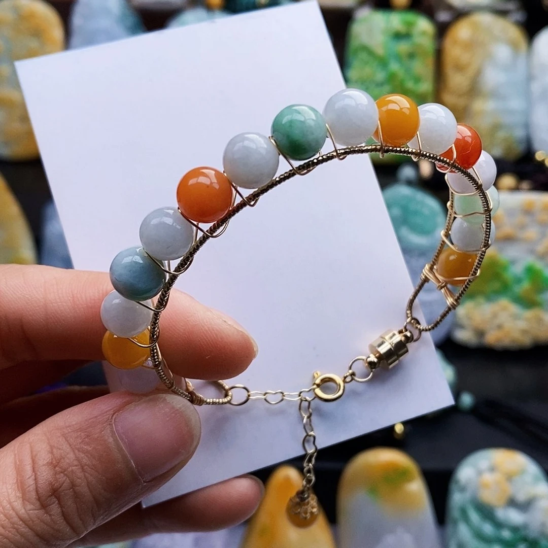 颈饰未镶嵌翡翠翡翠A货一物一证