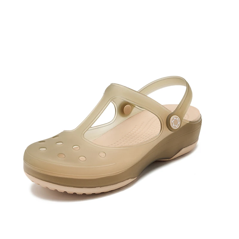 洞洞鞋女夏季外穿软底果冻女士海边沙滩凉鞋