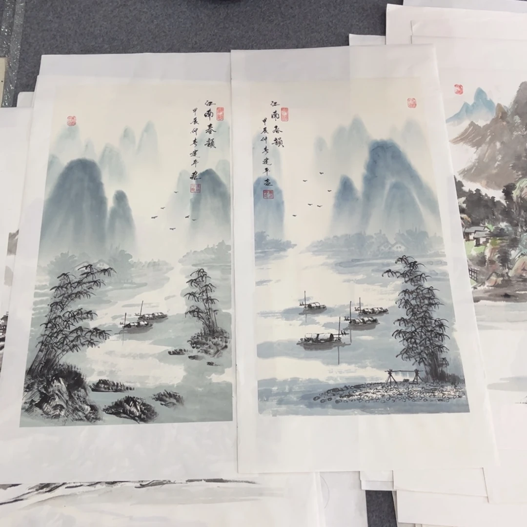 老***枥国画L精品国画作品