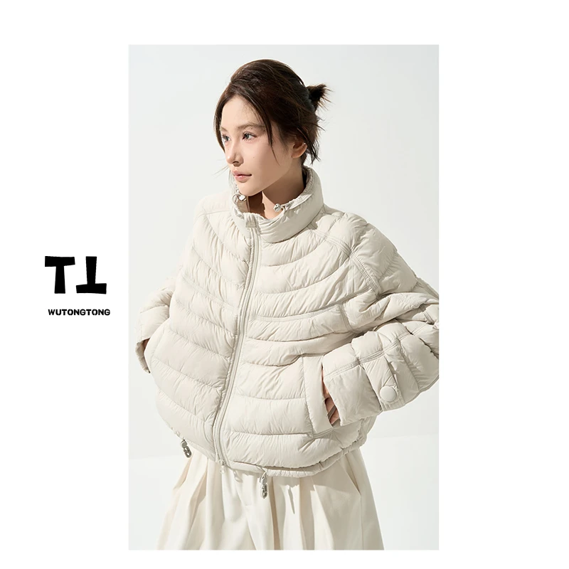现货【自我对话】秋冬短款白鸭绒长袖羽绒服女上保暖上衣63330