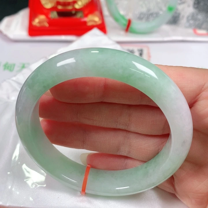 未镶嵌手镯翡翠   编号0275 正圈58+