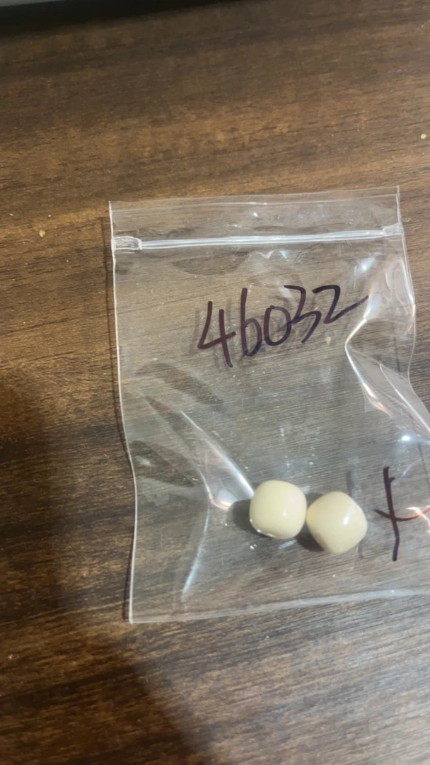 46032猛犸牙瑕疵对珠配饰