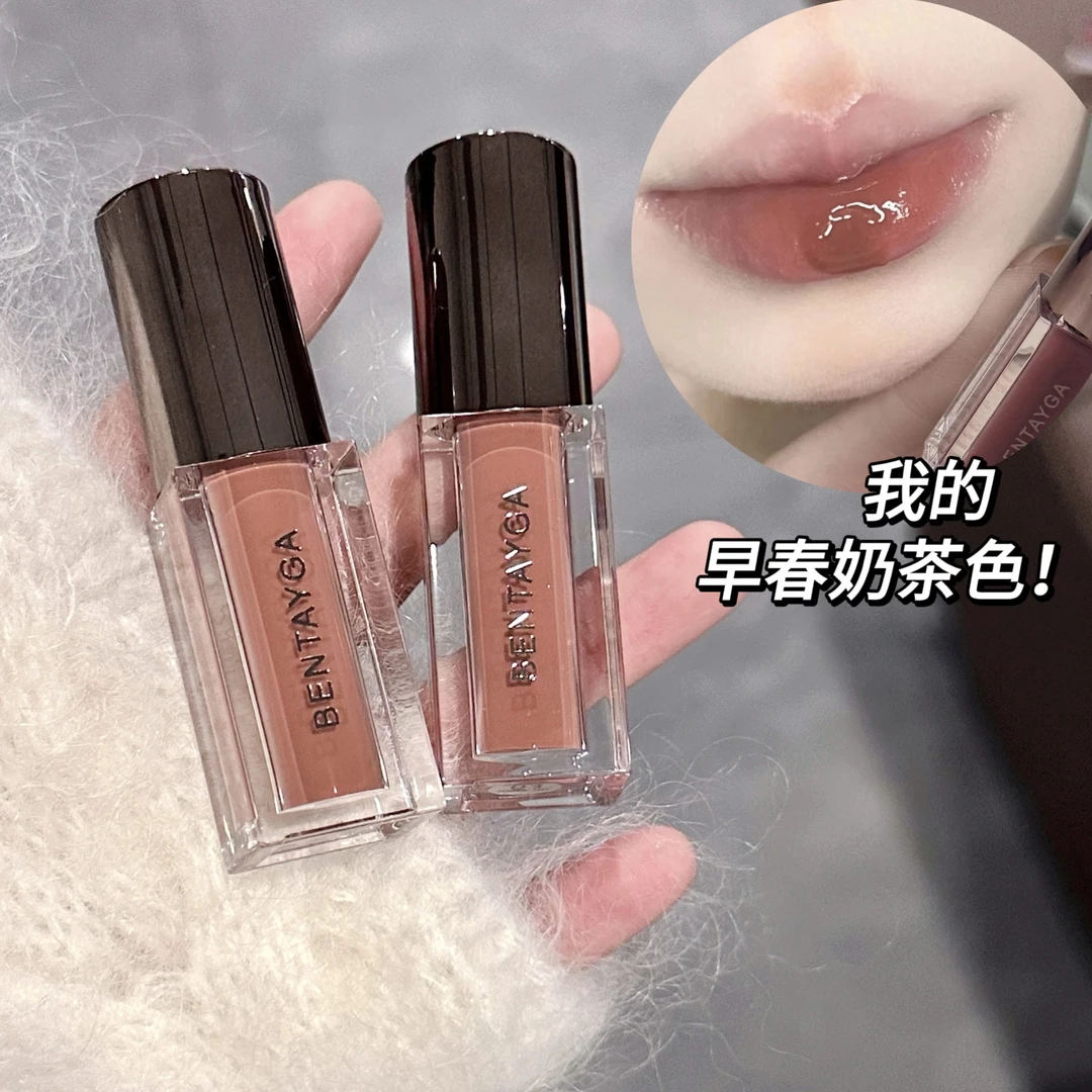 BENTAYGA轻漾镜光唇釉滋润水光镜面嘟嘟唇显嫩低饱和韩系嫩妹唇彩