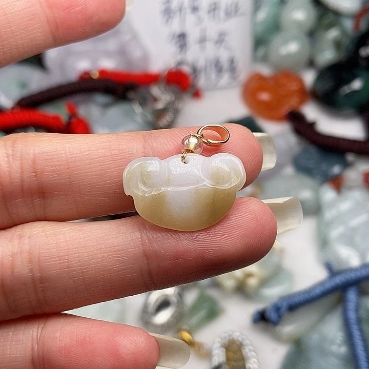 未镶嵌挂件翡翠翡翠