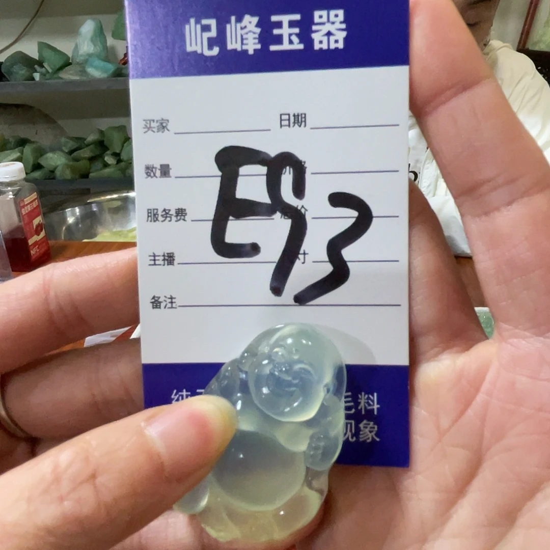 乐***了蛇纹石玉未镶嵌原石B93