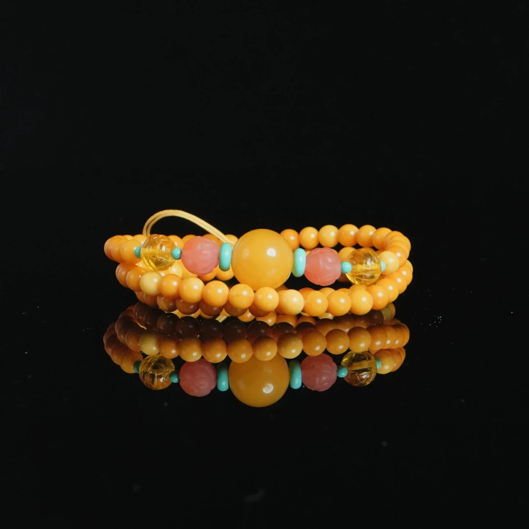 DY-M5344 小年份蜜蜡DIY项链 11.41g