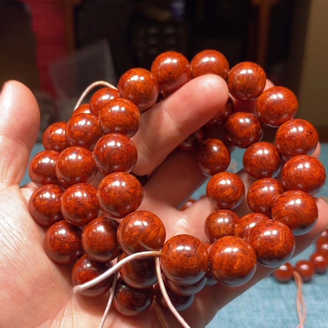 小叶紫檀手串/手链多样性发其一小叶紫檀15至尊爆瘤